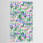 Spring Morels and Flowers Pattern Tablecloth Gallery Image 2