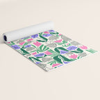 Spring Morels and Flowers Pattern Yoga Mat Gallery Image 2