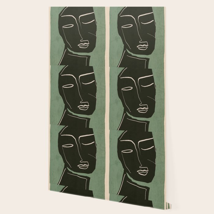 Minimal Abstract Art Face 2 Wallpaper Gallery Image 2