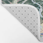 Vail Colorado Trail Map Ski Snowboard Resort Skier Gift Ideas Bath Mat Gallery Image 2