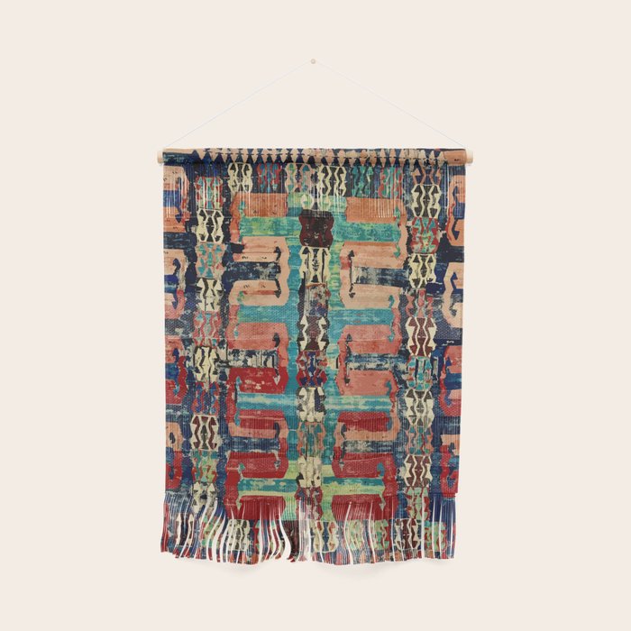 Karakecili Turkish Antique Kilim Flatweave Rug Pattern Wall Hanging Gallery Image 1