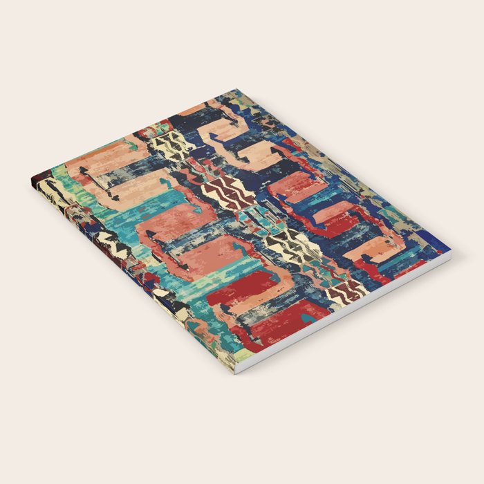 Karakecili Turkish Antique Kilim Flatweave Rug Pattern Notebook Gallery Image 2
