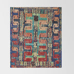 Karakecili Turkish Antique Kilim Flatweave Rug Pattern Throw Blanket Gallery Image 2