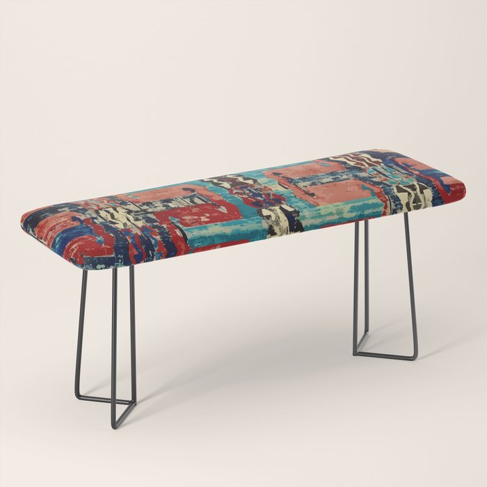 Karakecili Turkish Antique Kilim Flatweave Rug Pattern Bench Gallery Image 1