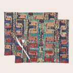 Karakecili Turkish Antique Kilim Flatweave Rug Pattern Placemat Gallery Image 1