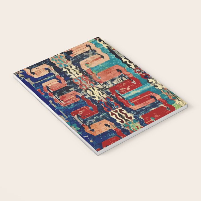 Karakecili Turkish Antique Kilim Flatweave Rug Pattern Notebook Gallery Image 3