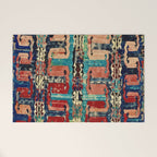Karakecili Turkish Antique Kilim Flatweave Rug Pattern Welcome Mat Gallery Image 1