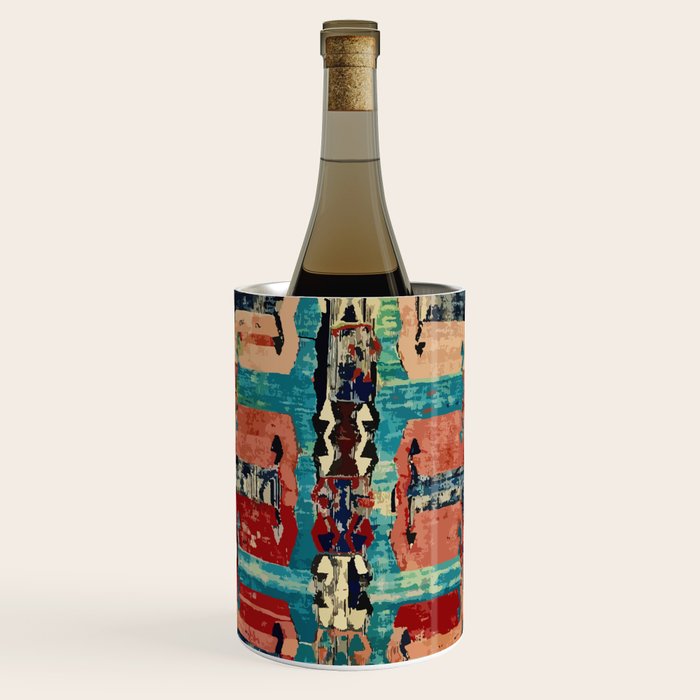 Karakecili Turkish Antique Kilim Flatweave Rug Pattern Wine Chiller Gallery Image 1