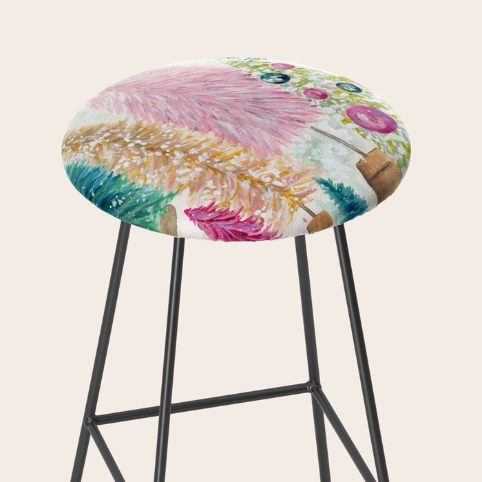 Vintage Christmas Stool Gallery Image 2