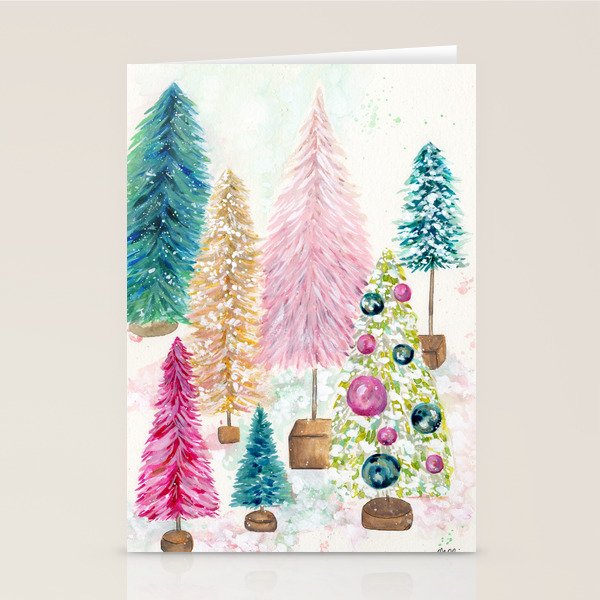 Vintage Christmas Stationery Card Gallery Image 2