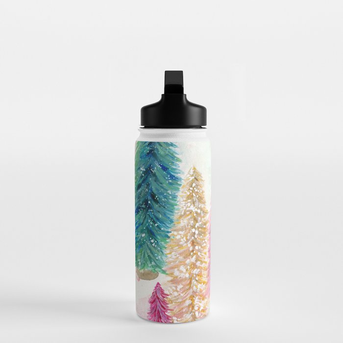 Vintage Christmas Water Bottle Gallery Image 3