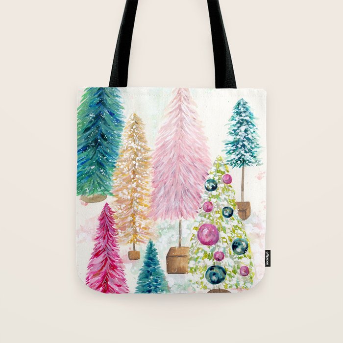 Vintage Christmas Tote Bag Gallery Image 1