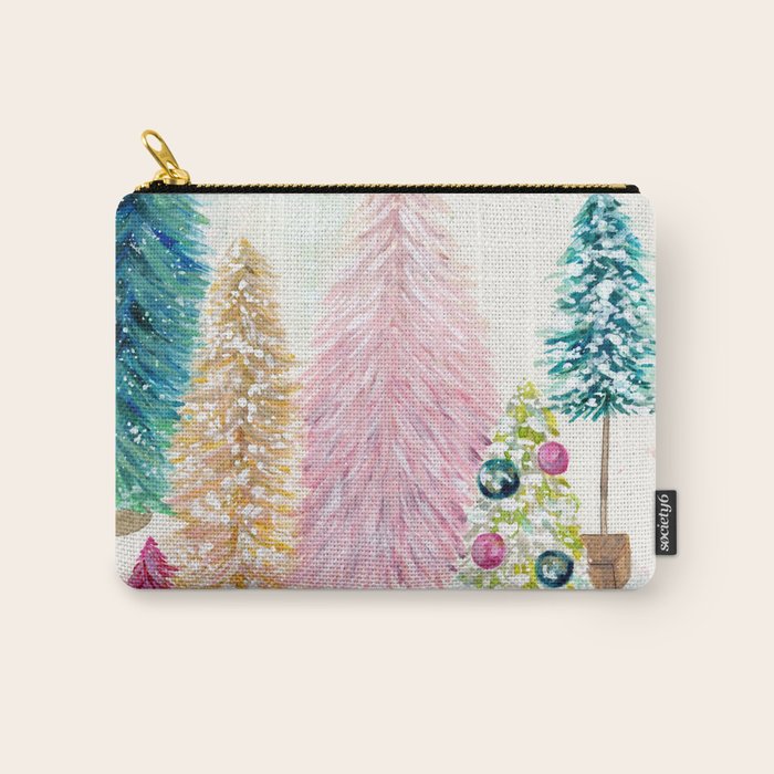 Vintage Christmas Carry All Pouch Gallery Image 1