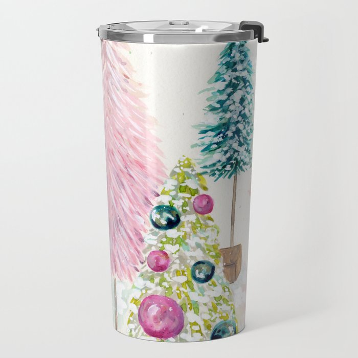 Vintage Christmas Travel Mug Gallery Image 2