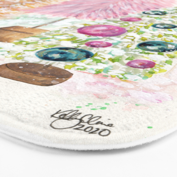 Vintage Christmas Bath Mat Gallery Image 3