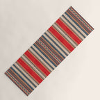 Bohemian Tapestry: Timeless Moroccan Heritage Fabrics Yoga Mat Gallery Image 1