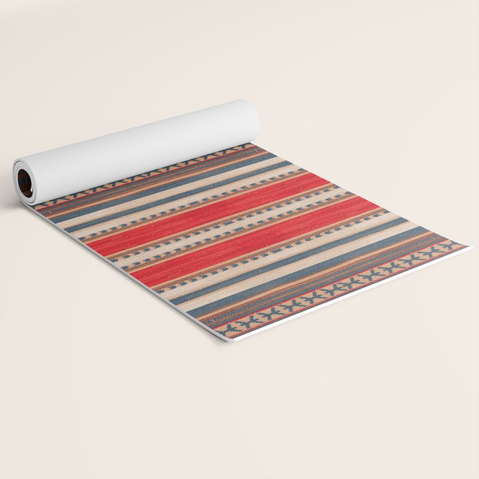 Bohemian Tapestry: Timeless Moroccan Heritage Fabrics Yoga Mat Gallery Image 2
