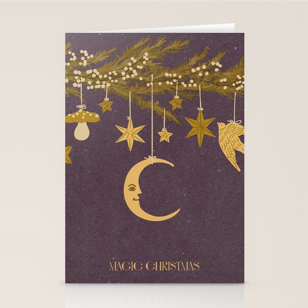 Magic Christmas 02 Stationery Card Gallery Image 2