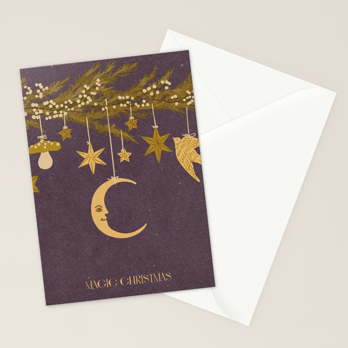 Magic Christmas 02 Stationery Card Gallery Image 2