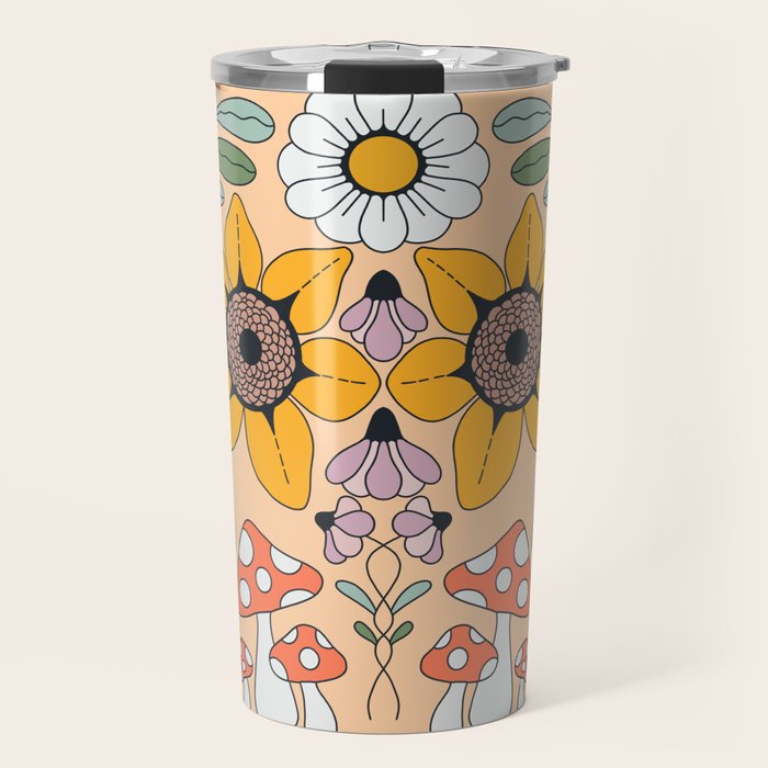 Kaleidoscope Garden Travel Mug Gallery Image 1