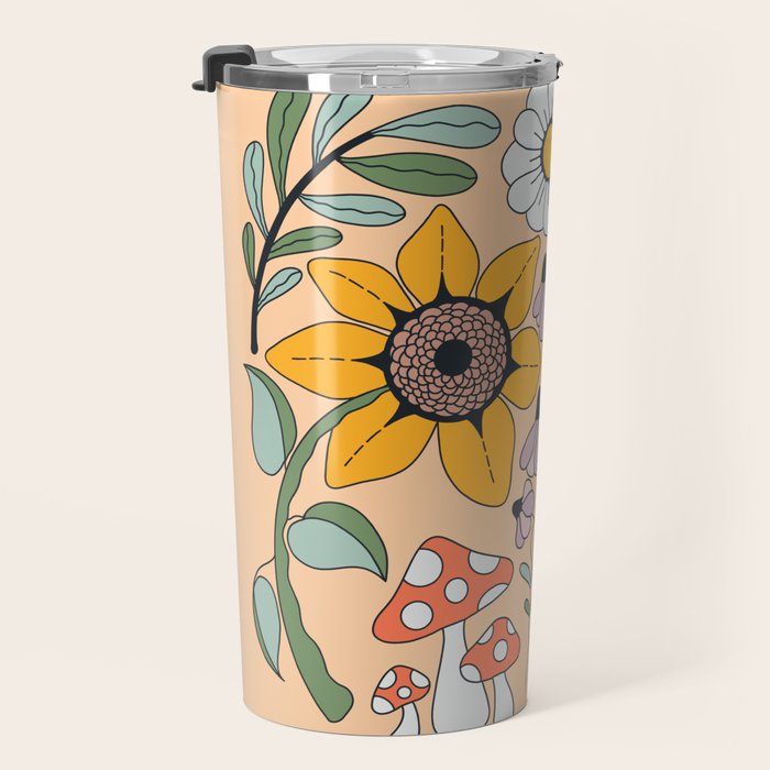 Kaleidoscope Garden Travel Mug Gallery Image 3
