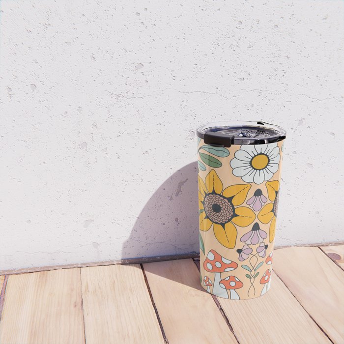 Kaleidoscope Garden Travel Mug Gallery Image 4
