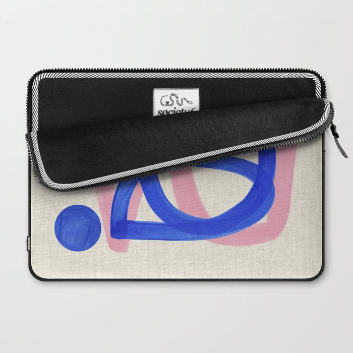 Blue Bow Laptop Sleeve Gallery Image 2
