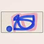 Blue Bow Desk Mat Gallery Image 3