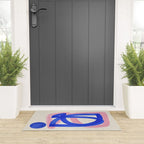 Blue Bow Welcome Mat Gallery Image 3