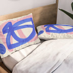 Blue Bow Pillow Sham Gallery Image 2