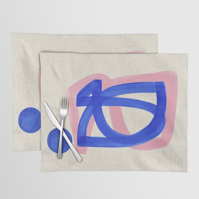 Blue Bow Placemat Gallery Image 1