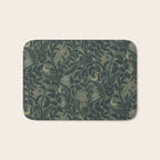 Mysterious Garden - moss green Bath Mat Gallery Image 1