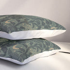 Mysterious Garden - moss green Pillow Sham Gallery Image 3