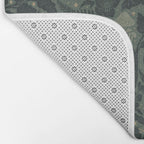 Mysterious Garden - moss green Bath Mat Gallery Image 2