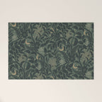 Mysterious Garden - moss green Welcome Mat Gallery Image 1