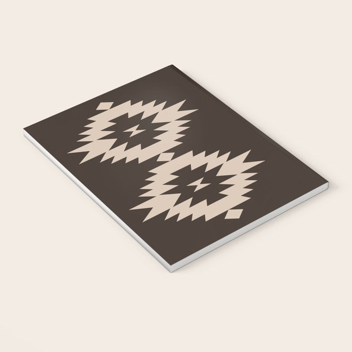Southwestern Minimalism XXV - Mocha Brown Notebook Gallery Image 3