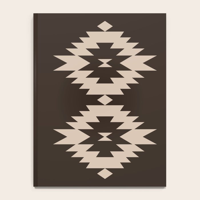 Southwestern Minimalism XXV - Mocha Brown Notebook Gallery Image 4
