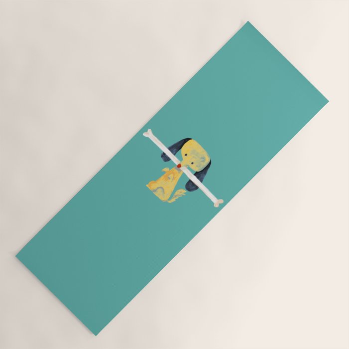 Lucky dog Yoga Mat Gallery Image 1