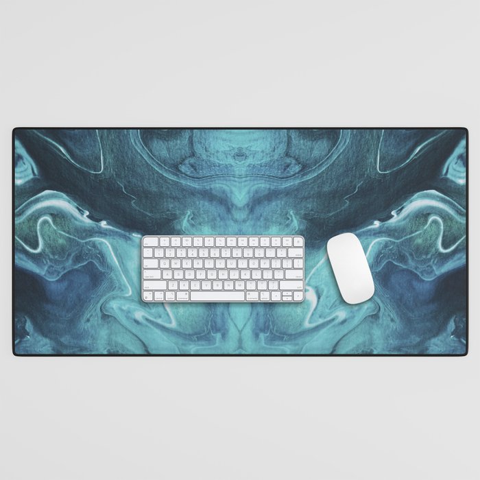 Gravity II - Abstract Marble Desk Mat Gallery Image 1