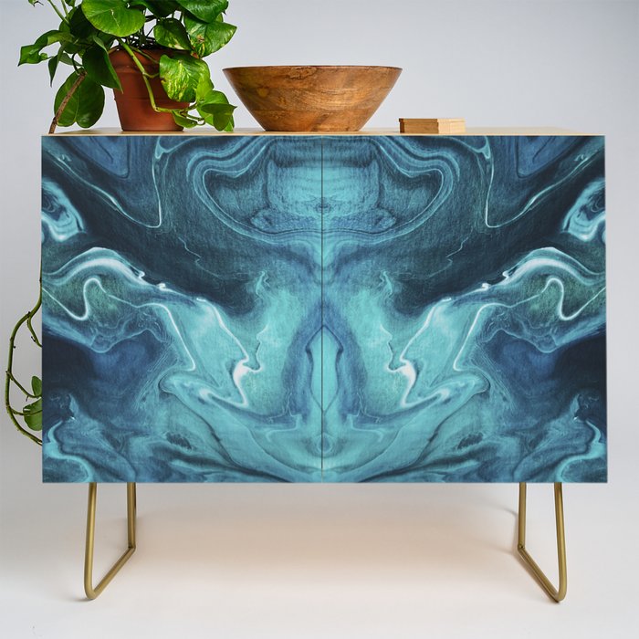 Gravity II - Abstract Marble Credenza Gallery Image 1