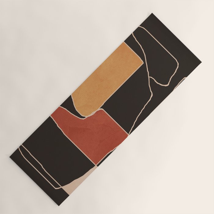 Modern Abstract Minimal Shapes 212 Yoga Mat Gallery Image 1