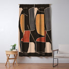 Modern Abstract Minimal Shapes 212 Window Curtain Gallery Image 5
