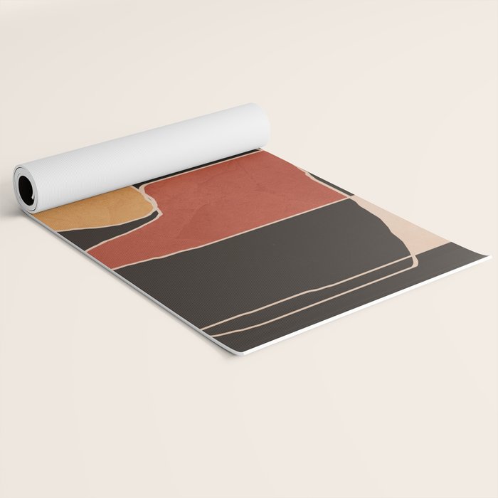 Modern Abstract Minimal Shapes 212 Yoga Mat Gallery Image 2