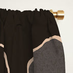 Modern Abstract Minimal Shapes 212 Window Curtain Gallery Image 2