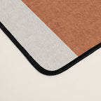 Navy Terra White Lines Color Block Artwork Desk Mat Gallery Image 4