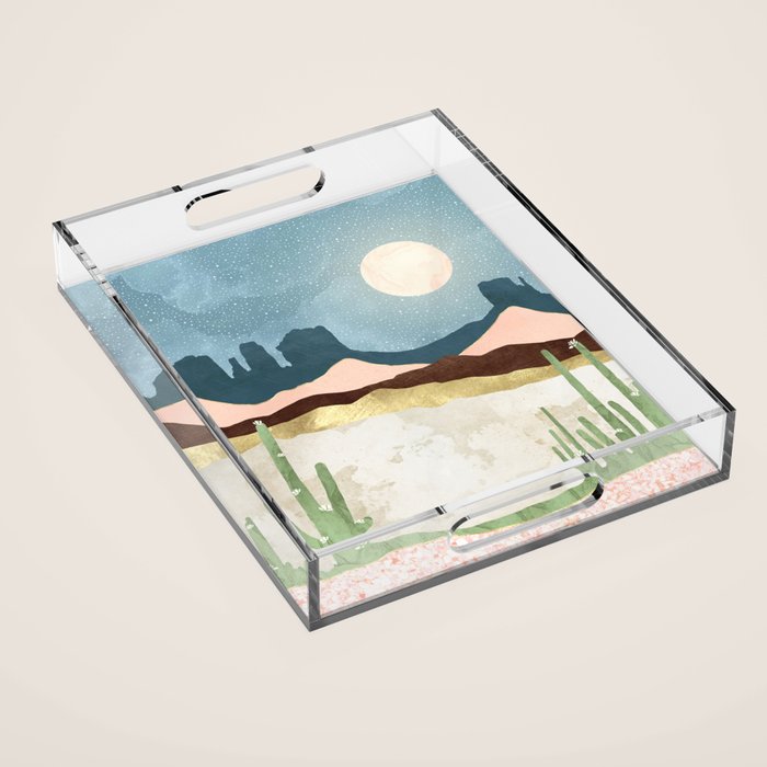 Desert Bloom Acrylic Tray Gallery Image 1