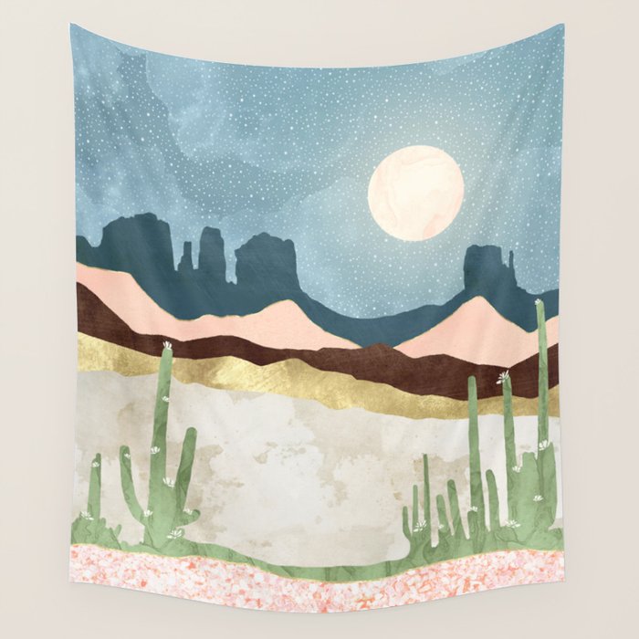 Desert Bloom Wall Tapestry Gallery Image 1
