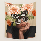 Obscured Beauty 2 Wall Tapestry Gallery Image 4