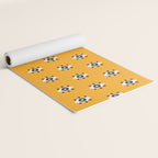 Evil Eye Dots - Marigold Palette Yoga Mat Gallery Image 2