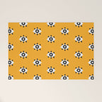 Evil Eye Dots - Marigold Palette Welcome Mat Gallery Image 1